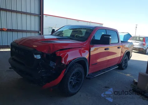 2025 Ram 1500 Rebel 4X4 5'7 Box из США, поврежденный, VIN 1C6SRFLP0SN521615